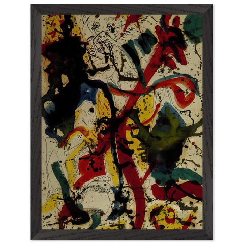 UNTITLED 1944 by Jackson Pollock — Framed art print at Zephyeer
