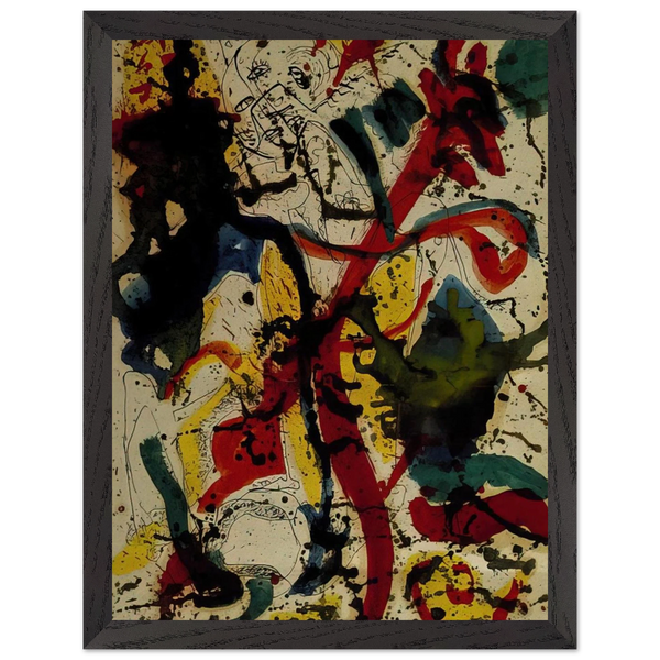 UNTITLED 1944 by Jackson Pollock — Framed art print at Zephyeer
