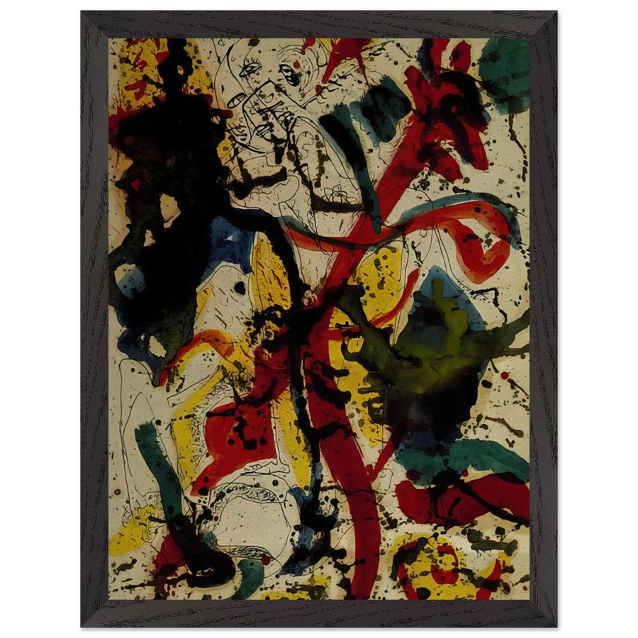 UNTITLED 1944 by Jackson Pollock — Framed art print at Zephyeer