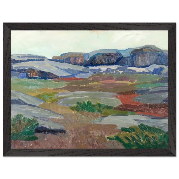 View from Pellinge - Expressionism by Tove Jansson — Framed art print at Zephyeer