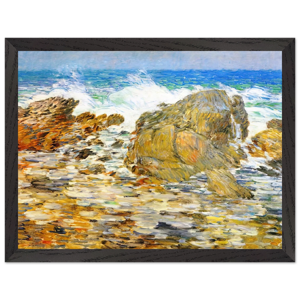 Surf, Appledore by Childe Hassam — Framed art print at Zephyeer