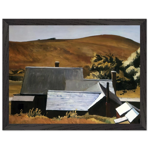 Burly Cobb s House, South Truro by Edward Hopper — Framed art print at Zephyeer