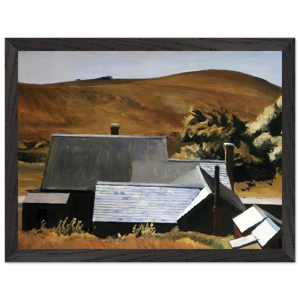 Burly Cobb s House, South Truro by Edward Hopper — Framed art print at Zephyeer