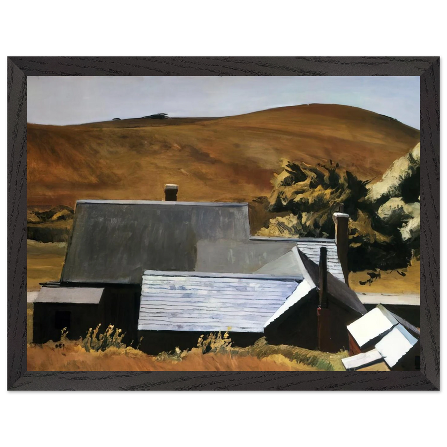 Burly Cobb s House, South Truro by Edward Hopper — Framed art print at Zephyeer