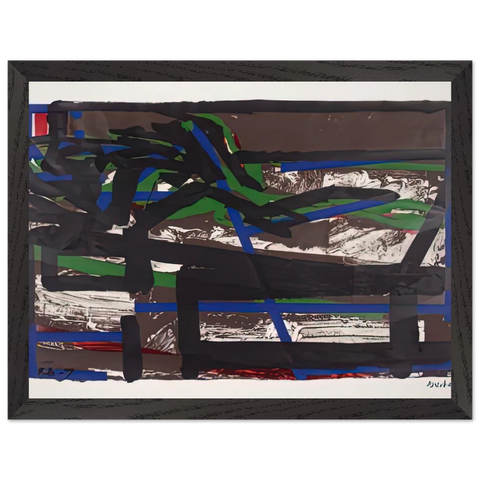 RECLINING FIGURE II by Frank Auerbach — Framed art print at Zephyeer