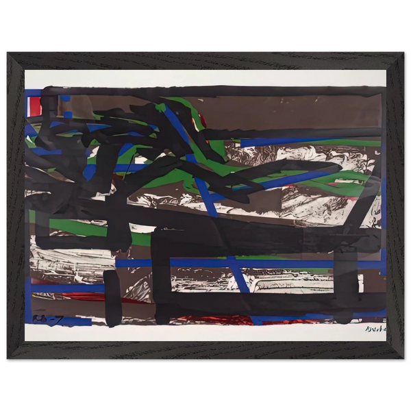 RECLINING FIGURE II by Frank Auerbach — Framed art print at Zephyeer