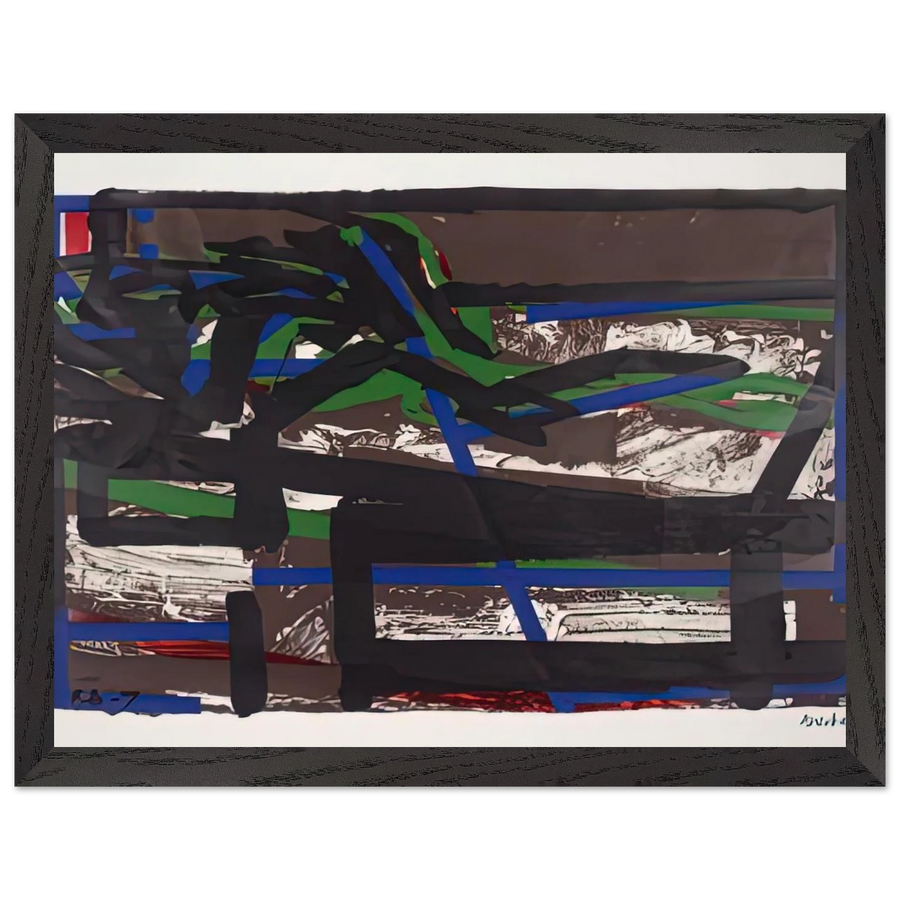 RECLINING FIGURE II by Frank Auerbach — Framed art print at Zephyeer