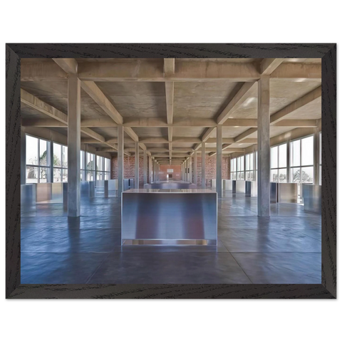 Untitled 100 Untitled Works in Mill Aluminium - 1986 by Donald Judd — Framed art print at Zephyeer