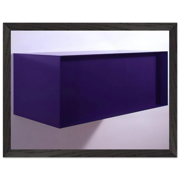 Untitled DJ 77-18 Meter Box - 1977 by Donald Judd — Framed art print at Zephyeer