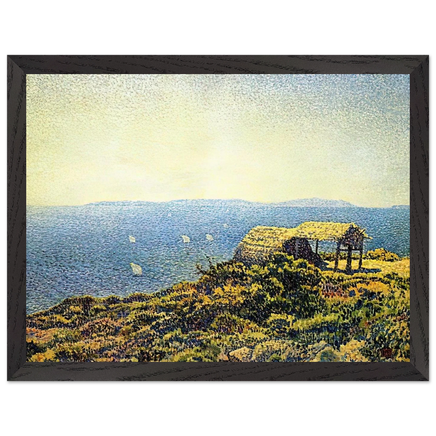 LEVANT ISLE by Theo van Rysselberghe — Framed art print at Zephyeer