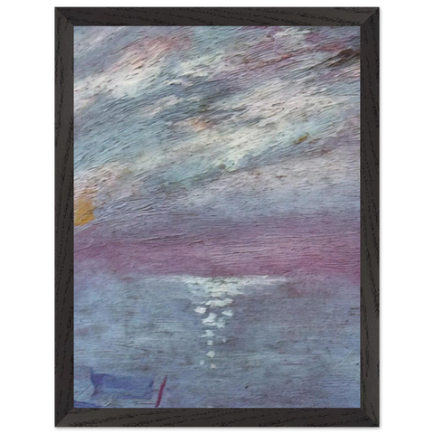 MOONLIGHT OVER THE BAY AT CADAQUES by Salvador Dali — Framed art print at Zephyeer