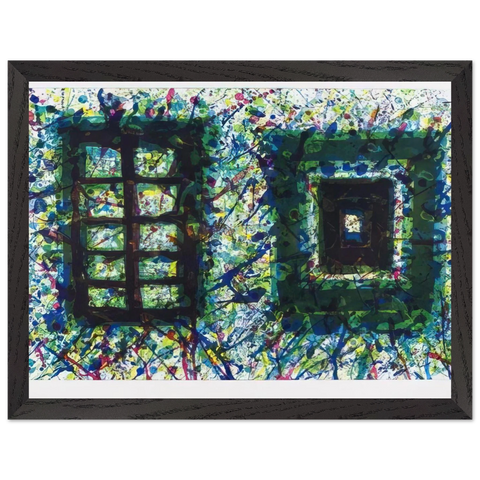 Concert Hall Set III  SF-232 by Sam Francis — Framed art print at Zephyeer