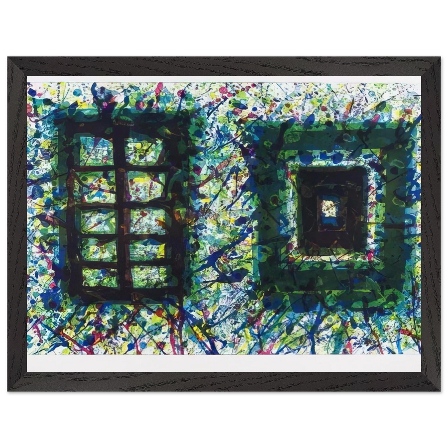 Concert Hall Set III  SF-232 by Sam Francis — Framed art print at Zephyeer