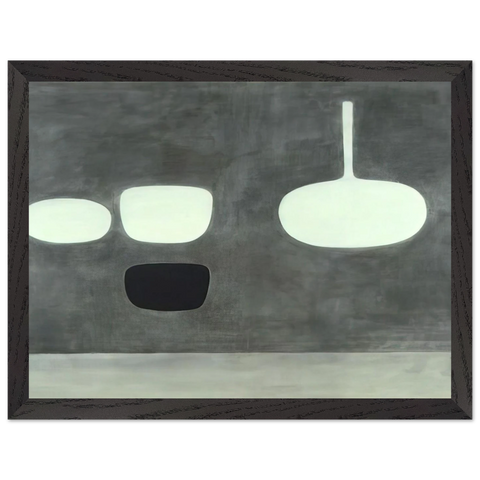 Grey Still Life - 1969 by William Scott — Framed art print at Zephyeer