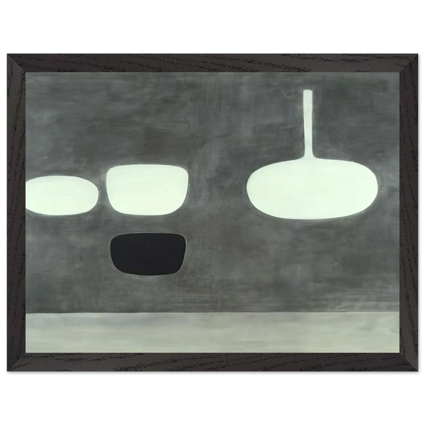 Grey Still Life - 1969 by William Scott — Framed art print at Zephyeer