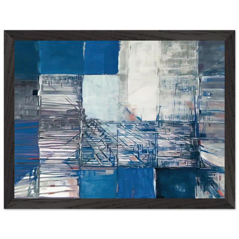 Dislocation du labyrinthe - Tachisme by Maria Helena Vieira da Silva — Framed art print at Zephyeer