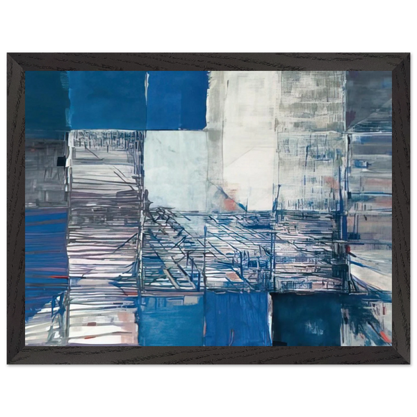 Dislocation du labyrinthe - Tachisme by Maria Helena Vieira da Silva — Framed art print at Zephyeer