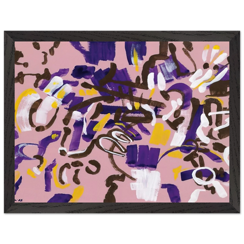 Rosa-Viola-Bianco - 1968 by Carla Accardi — Framed art print at Zephyeer