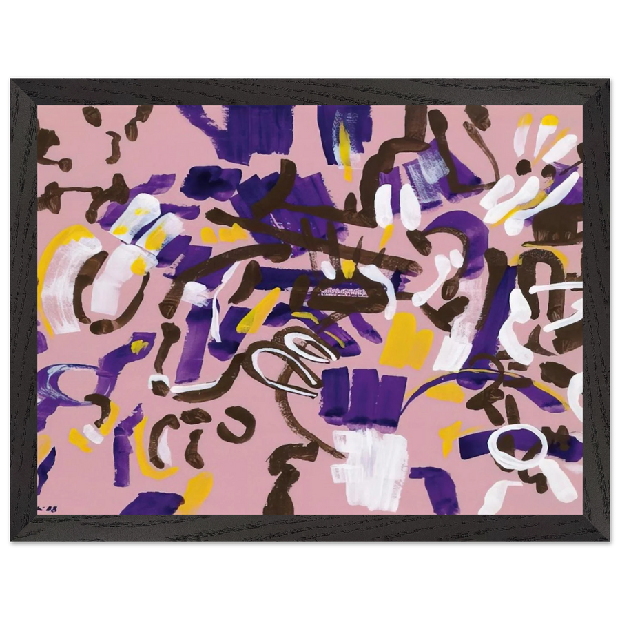 Rosa-Viola-Bianco - 1968 by Carla Accardi — Framed art print at Zephyeer