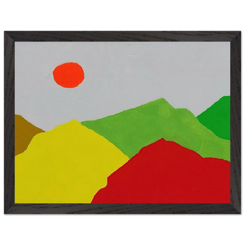 Untitled - 2013 by Etel Adnan — Framed art print at Zephyeer