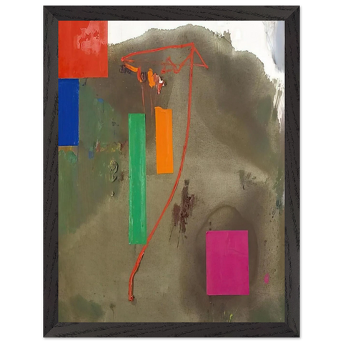 Lonely Journey by Hans Hofmann — Framed art print at Zephyeer