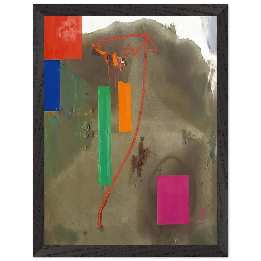 Lonely Journey by Hans Hofmann — Framed art print at Zephyeer