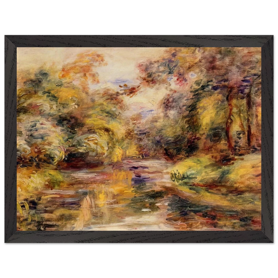 Little River by Pierre-Auguste Renoir — Framed art print at Zephyeer