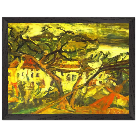 LANDSCAPE OF THE SOUTH OF FRANCE by Chaim Soutine — Framed art print at Zephyeer