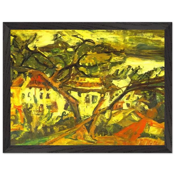 LANDSCAPE OF THE SOUTH OF FRANCE by Chaim Soutine — Framed art print at Zephyeer