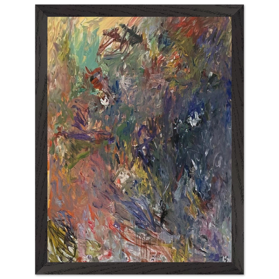 UNTITLED 1959 by Milton Resnick — Framed art print at Zephyeer