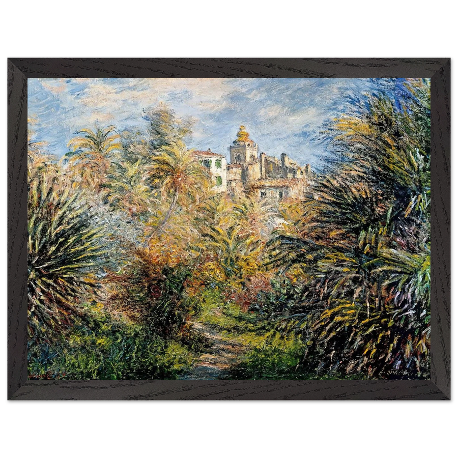 The Moreno Garden at Bordighera by Claude Monet — Framed art print at Zephyeer
