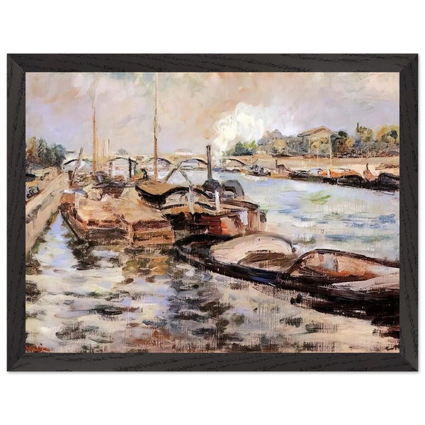 The Seine - 1867 by Armand Guillaumin — Framed art print at Zephyeer
