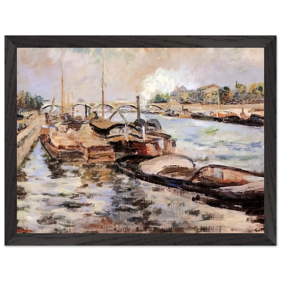 The Seine - 1867 by Armand Guillaumin — Framed art print at Zephyeer