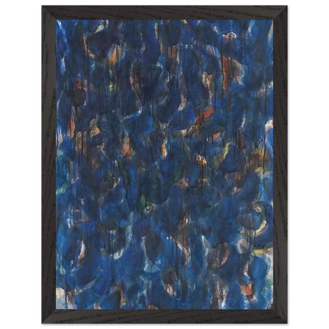 Blue and Red by Sam Francis — Framed art print at Zephyeer