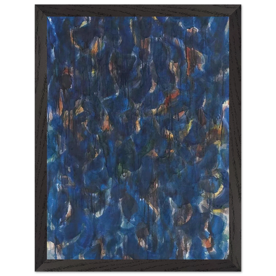 Blue and Red by Sam Francis — Framed art print at Zephyeer