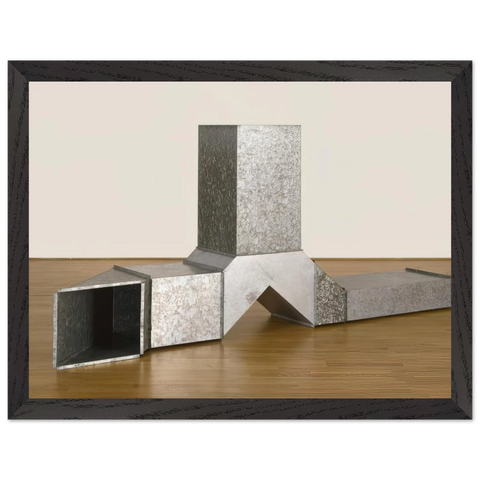 Square Tubes [Series D] - 1967 by Charlotte Posenenske — Framed art print at Zephyeer