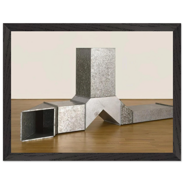 Square Tubes [Series D] - 1967 by Charlotte Posenenske — Framed art print at Zephyeer