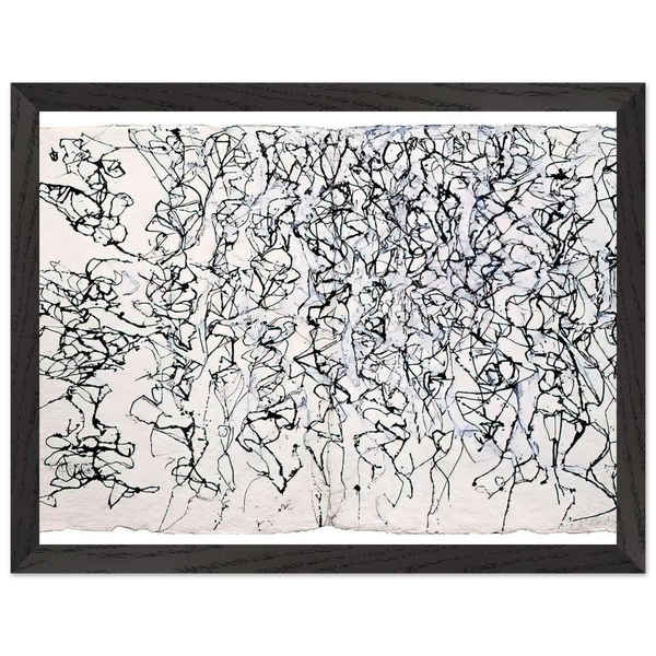 Don't Bungle the Jungle - 1989 by Brice Marden — Framed art print at Zephyeer