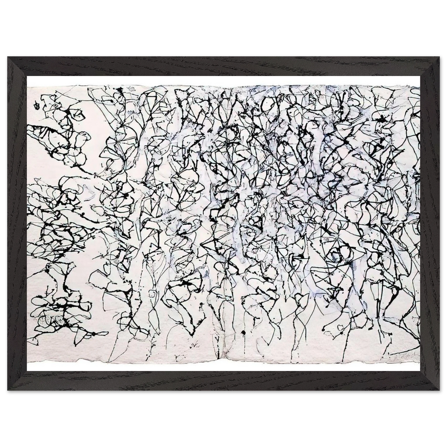 Don't Bungle the Jungle - 1989 by Brice Marden — Framed art print at Zephyeer