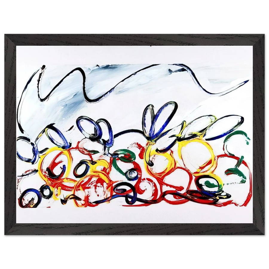 Acerbo - 1983 by Mario Schifano — Framed art print at Zephyeer