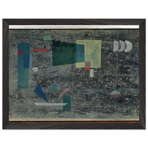 CIRCULATION SLOWED 1931 by Wassily Kandinsky — Framed art print at Zephyeer