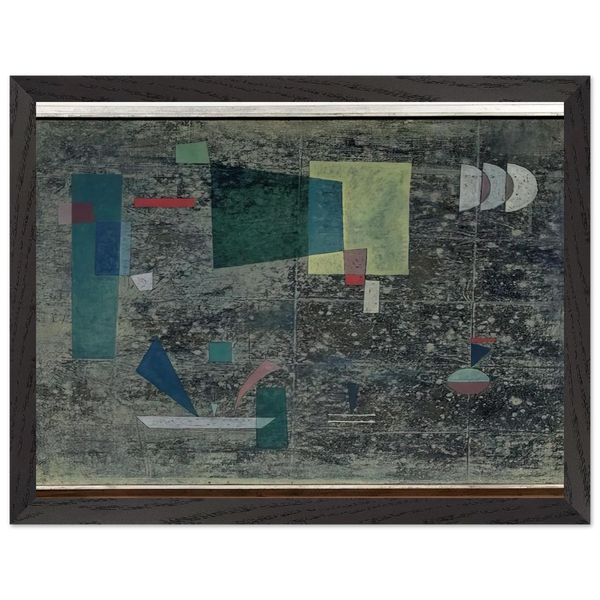 CIRCULATION SLOWED 1931 by Wassily Kandinsky — Framed art print at Zephyeer