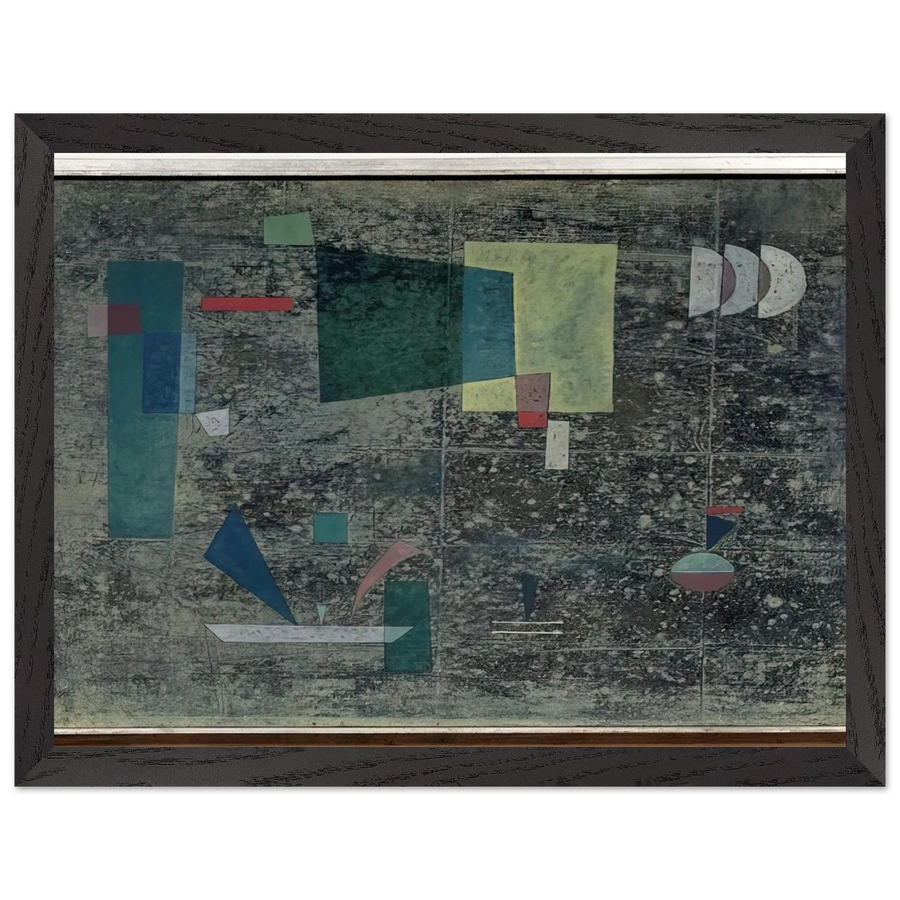 CIRCULATION SLOWED 1931 by Wassily Kandinsky — Framed art print at Zephyeer