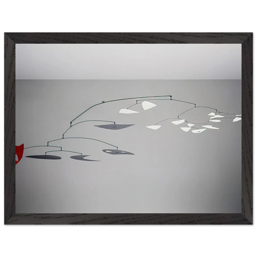 1 RED 4 BLACK PLUS X WHITE 1947 by Alexander Calder — Framed art print at Zephyeer