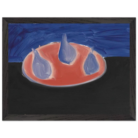 Poires sur une assiette rose - 1954 by Nicolas de Stael — Framed art print at Zephyeer