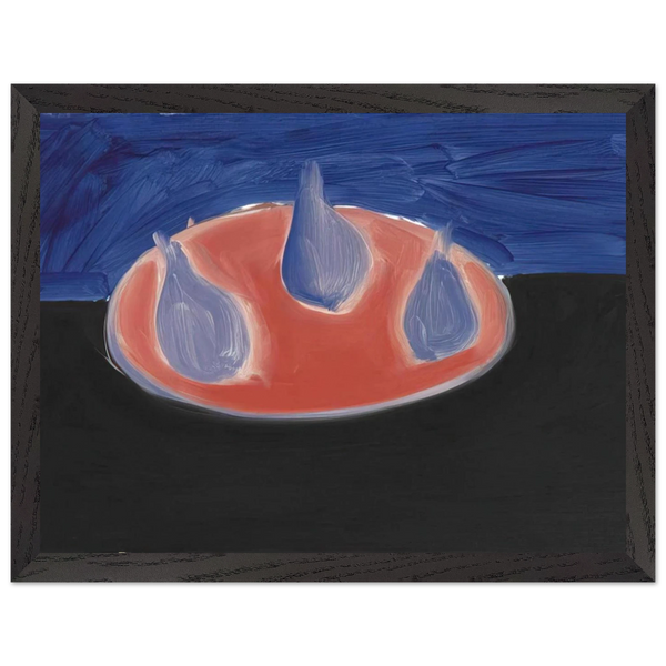 Poires sur une assiette rose - 1954 by Nicolas de Stael — Framed art print at Zephyeer