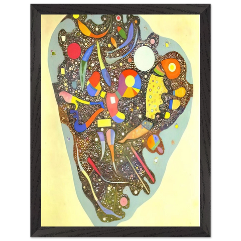 COLOURFUL ENSEMBLE 1938 by Wassily Kandinsky — Framed art print at Zephyeer