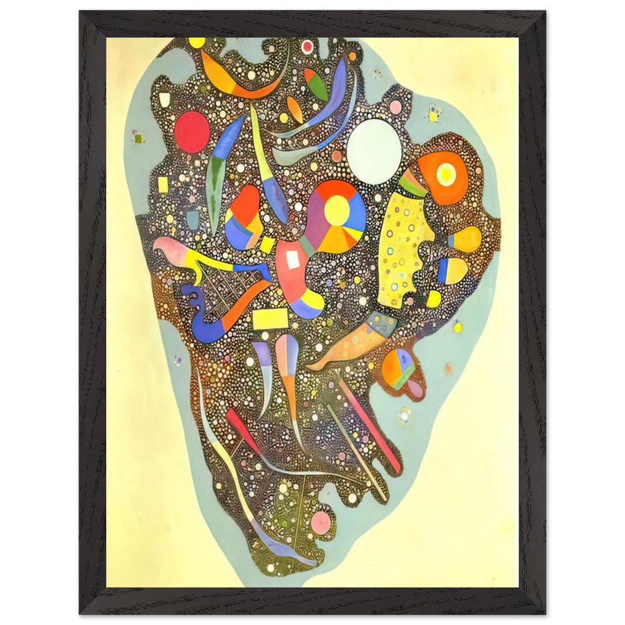 COLOURFUL ENSEMBLE 1938 by Wassily Kandinsky — Framed art print at Zephyeer
