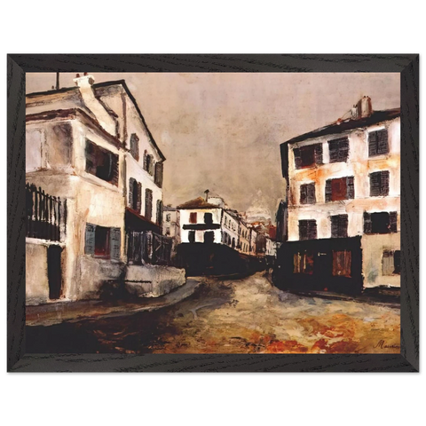 NORVINS STREET by Maurice Utrillo — Framed art print at Zephyeer