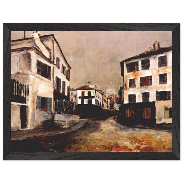 NORVINS STREET by Maurice Utrillo — Framed art print at Zephyeer